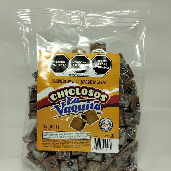 CHICLOSO LA VAQUITA  BOLSA C/1KG CANELS