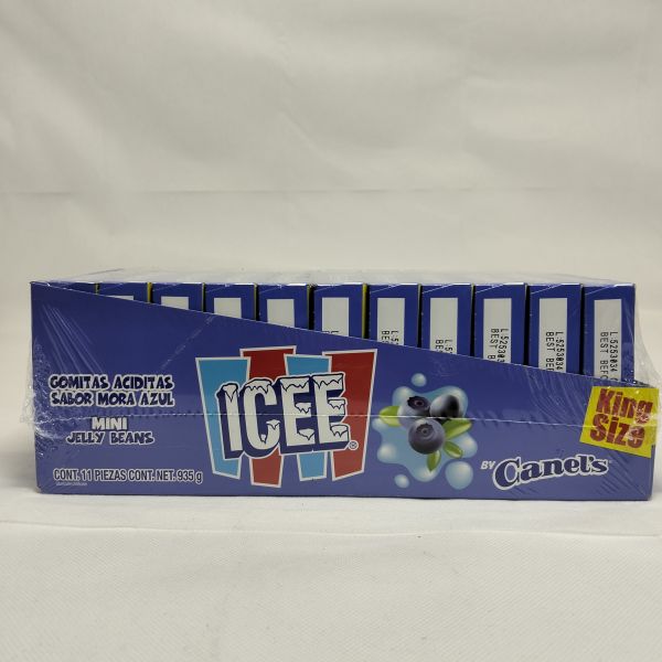 MINI MORA AZUL ICEE DISPLAY KING SIZE 85 GRS C/11 CANELS