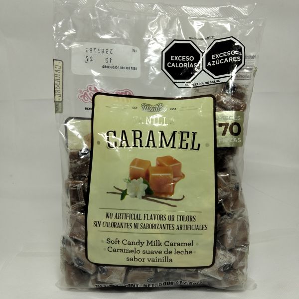 VANILLA CARAMEL SUAVE C/500 GRS MONTES