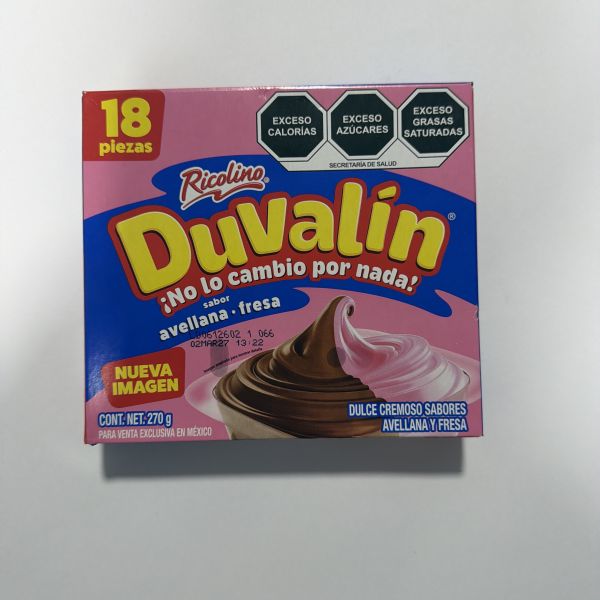 DUVALIN FRESA AVELLANA C/18 RICOLINO