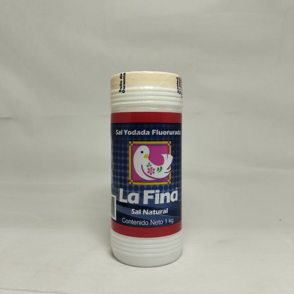 SAL REFINADA LA FINA BOTE C/1 KG
