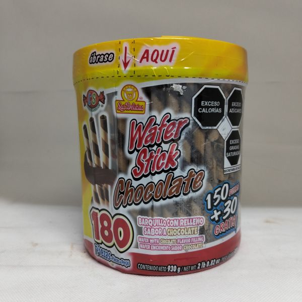 WAFER STICK CHOCOLATE  C/180 DELICIAS
