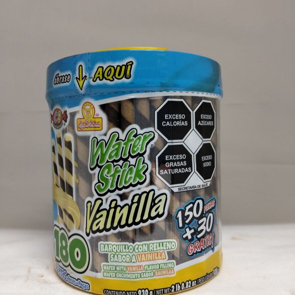 WAFER STICK VAINILLA  C/180 DELICIAS
