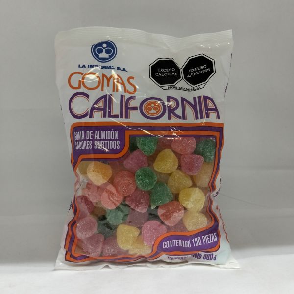 GOMITA CALIFORNIA 800 GRS C/100 PZS LA IMPERIAL
