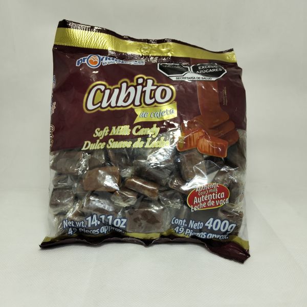 CUBITO CAJETA 400 GRS C/49 PZS PROVIDENCIA