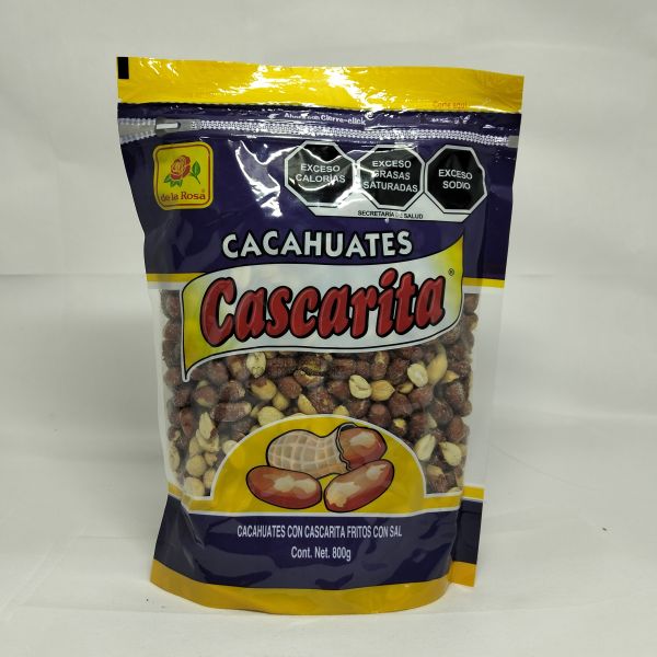 CACAHUATE 800 CASCARITA  C/800 GRS DE LA ROSA