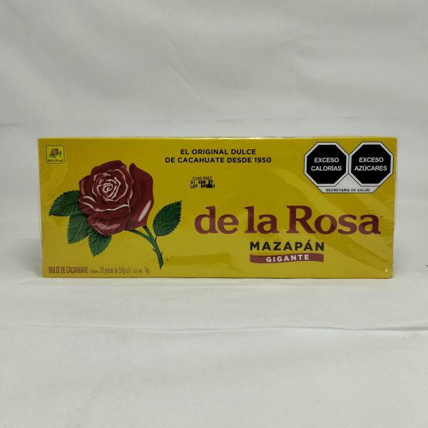 MAZAPAN JUMBO GIGANTE C/20 DE LA ROSA