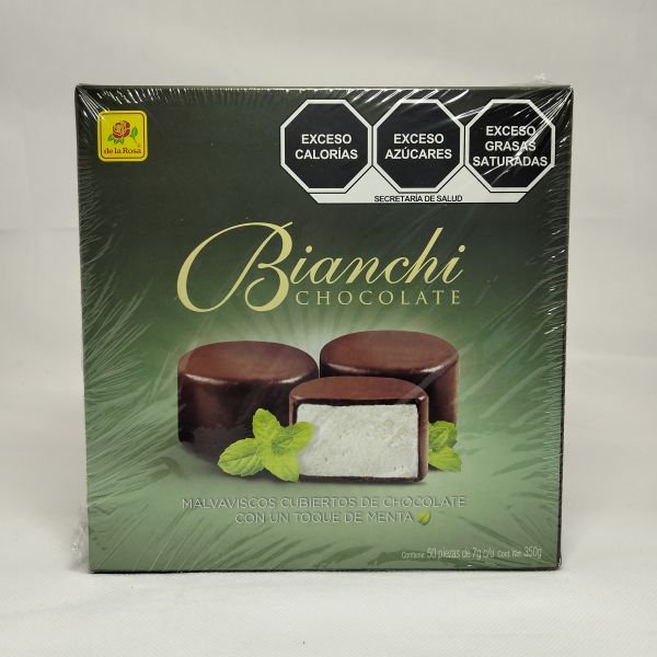 BOMBON CHOCOLATE CON MENTA BIANCHI  C/50 DE LA ROSA