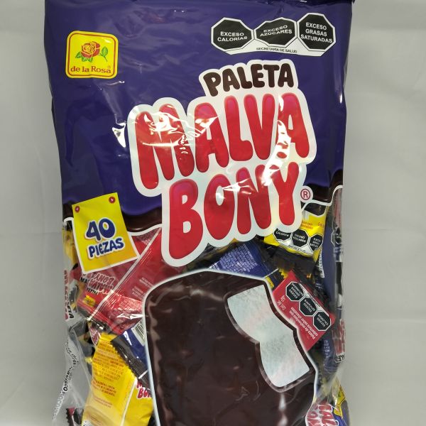 PALETA MALVABONY C/40 DE LA ROSA