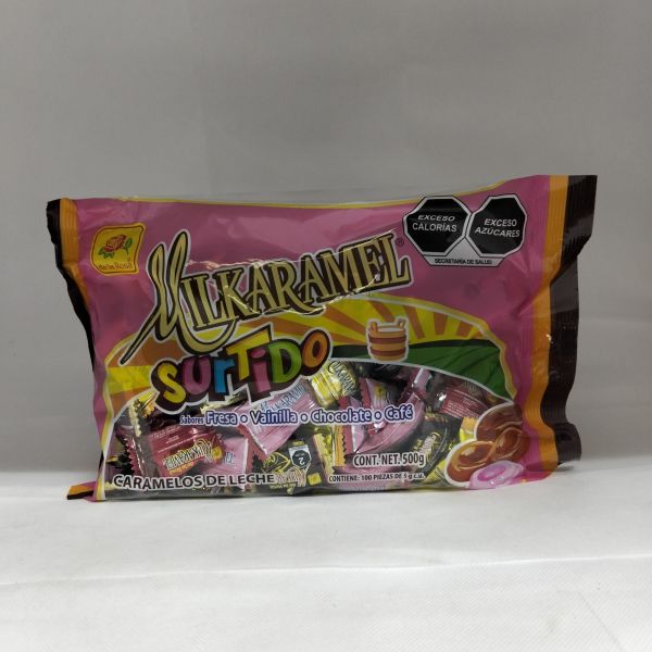 MILKARAMEL SURTIDO C/100 DE LA ROSA