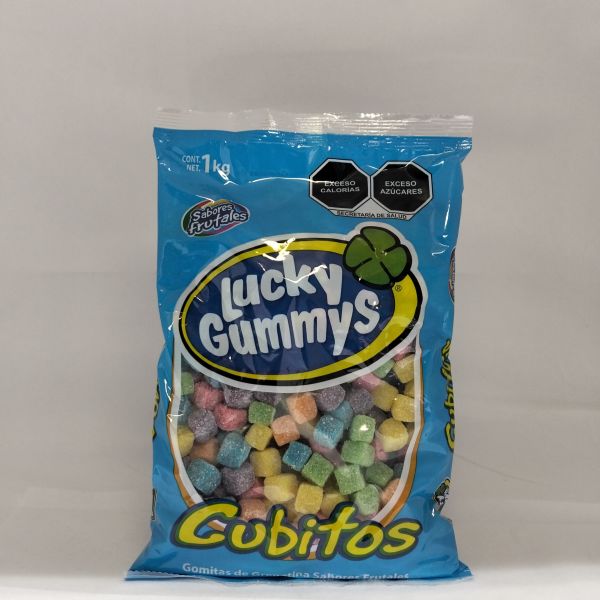 GOMA LUCKY CUBITOS  C/1 KG