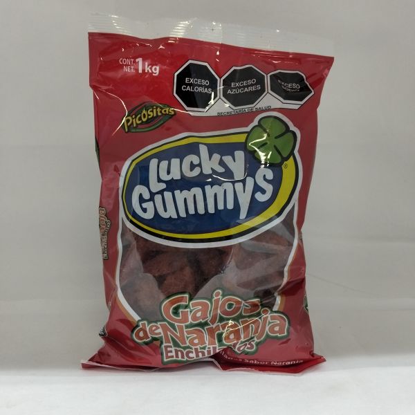 GOMA LUCKY GAJOS DE NARANJA ENCHILADOS  C/1 KG
