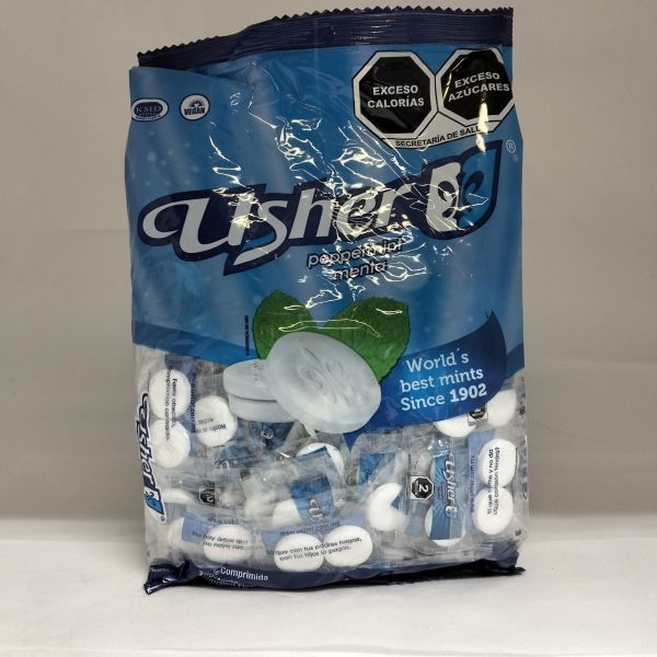 PASTILLA USHER MENTA 2 PAST C/100 ABASTOS