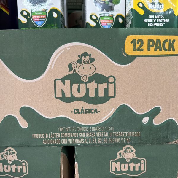 CAJA 12 NUTRILECHE C/12 DE 1 LITRO