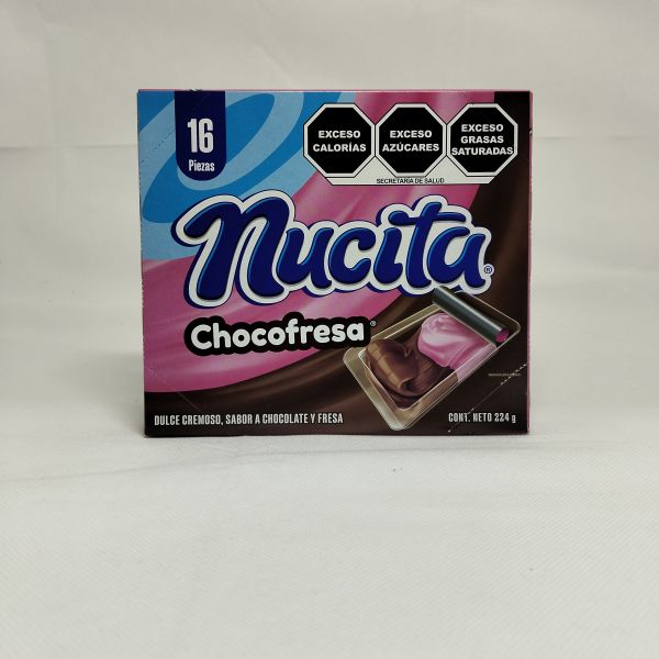 NUCITA CHOCO FRESA C/16 NUTRESA