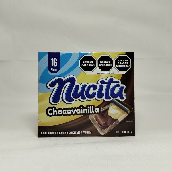 NUCITA CHOCO VAINILLA C/16 NUTRESA