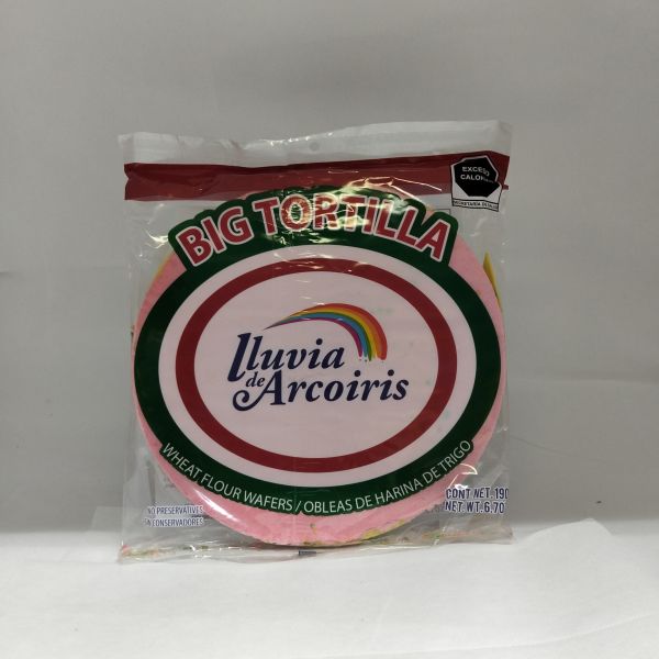 BIG TORTILLA OBLEA SECA  C/190 GRS PATRON