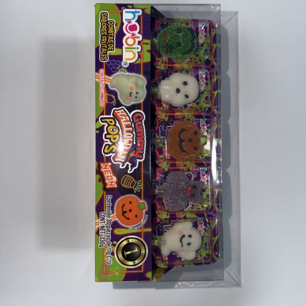 GUMMY HALLOWEEN POP NEON  C/30 HUBIN