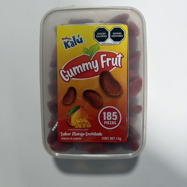 GUMMY FRUIT MANGO ENCHILADO ESTUCHADO C/1 KG KALU