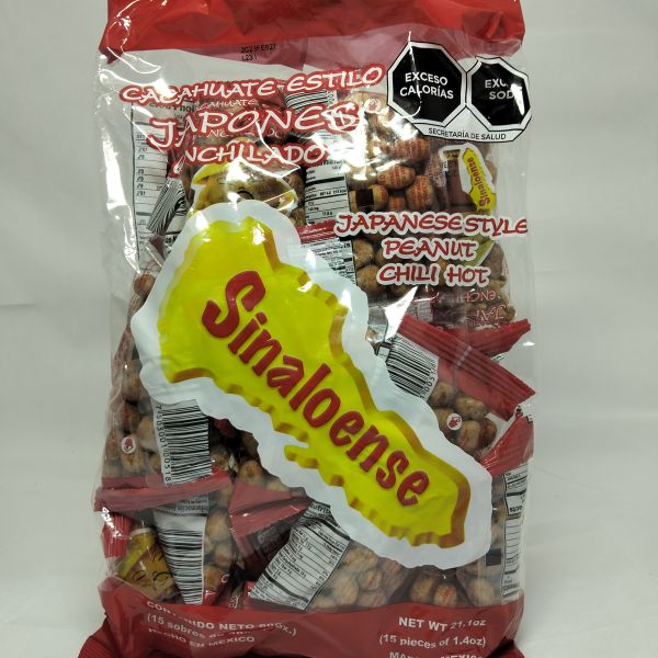 JAPONES SINALOENSE 40 GRS ROJO C/CHILE C/15 SINALOENSE