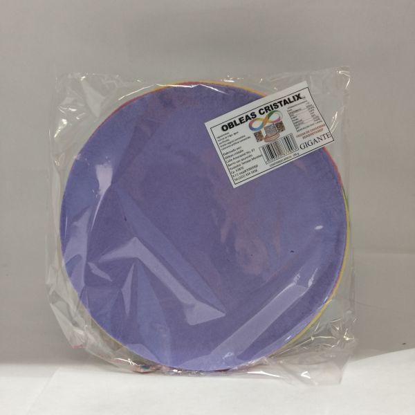 OBLEA SECA GIGANTE 205GRS ABASTOS