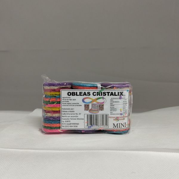 OBLEA SECA CRISTAL MINI C/12 ABASTOS