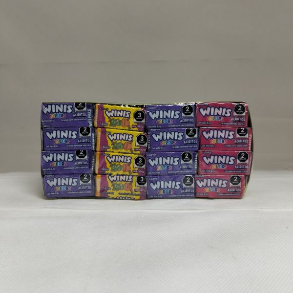 WINIS TUBO MINI ACIDITO DISPLAY C/32 WINIS