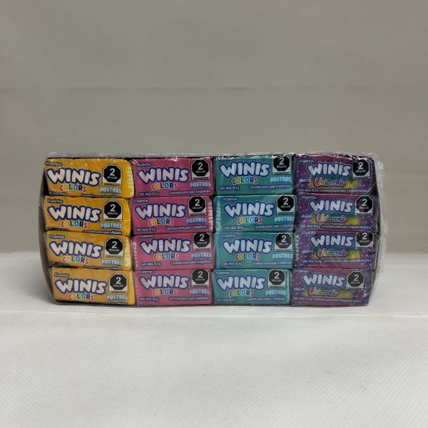 WINIS TUBO MINI POSTRES DISPLAY C/32 WINIS