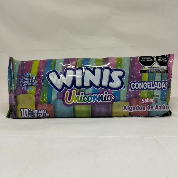 WINIS CONGELADOS UNICORNIO  C/10
