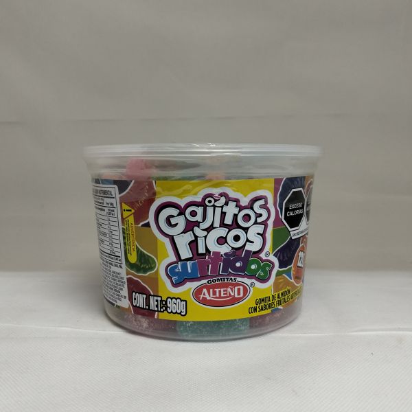 GOMI  GAJITOS SURTIDOS VITROLERO C/960 GRS ALTEÑO