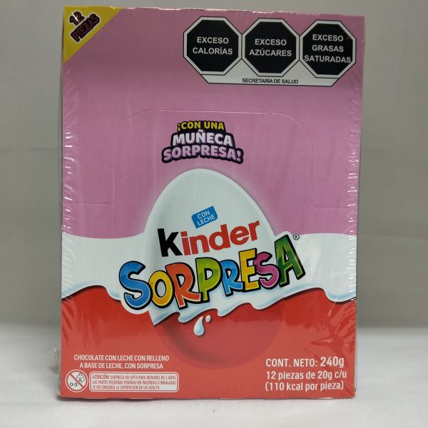 HUEVITO KINDER CLUB NIÑA C/12 FERRERO
