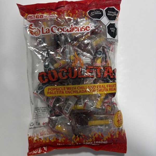 COCULETAS PALETITA DE FRUTAS C/CHILE C/22 LA COCULENSE