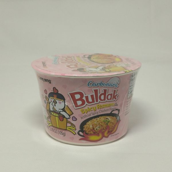 BIG BOWL SAMYANG CARBONARA RAMEN  C/105 GRS